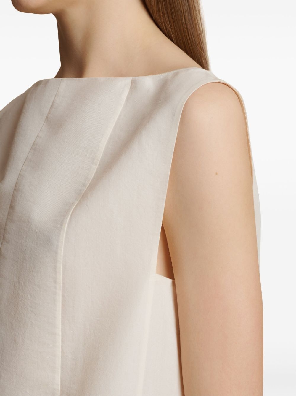 Boat-neck dress - 6
