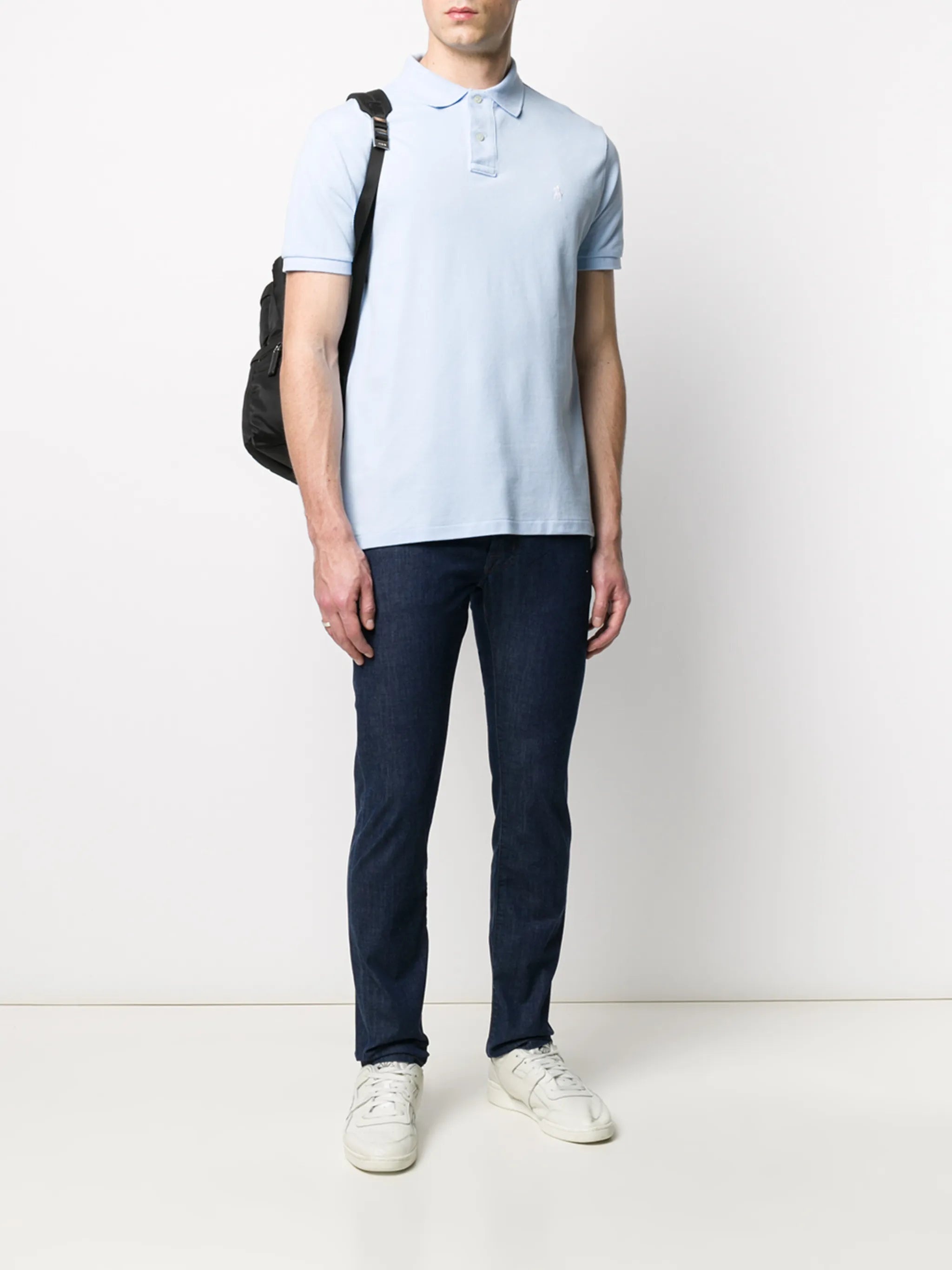 Embroidered Logo Polo Shirt - 5