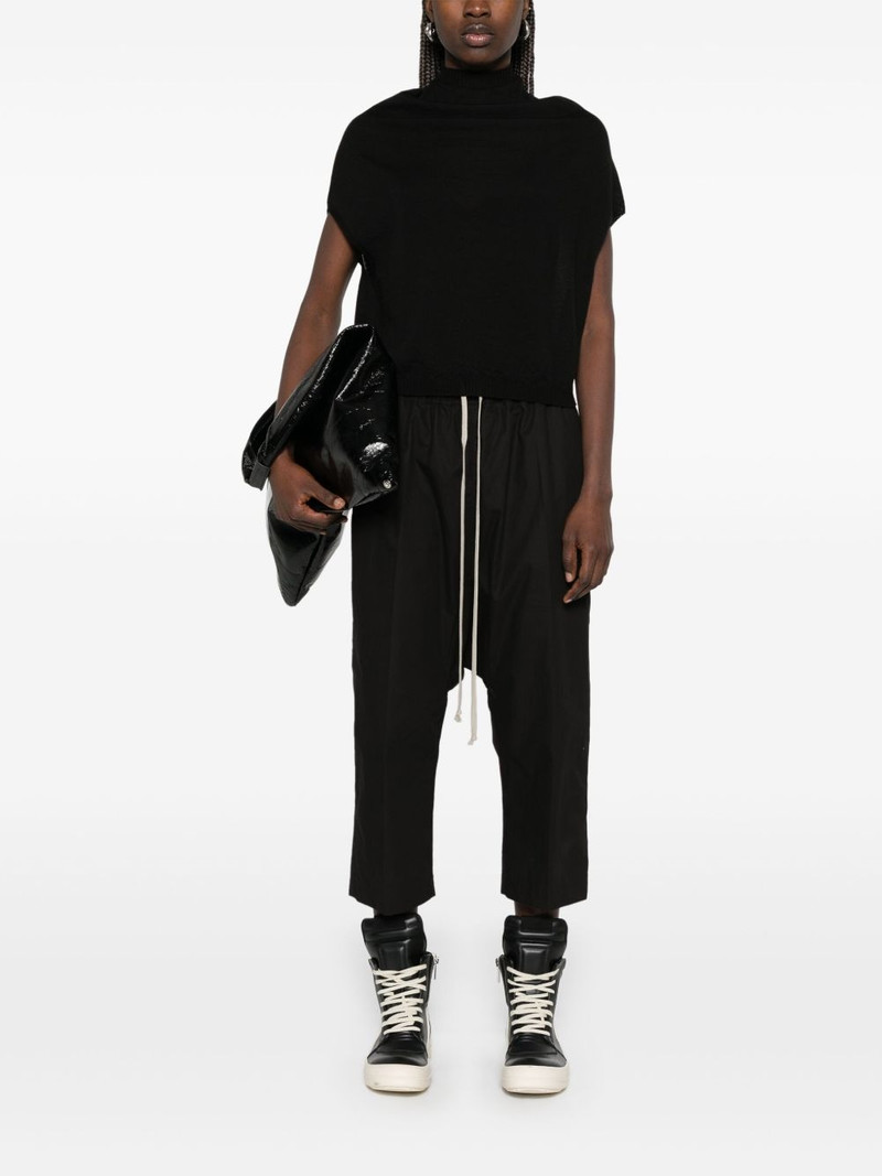 Rick Owens drawstring cropped trousers outlook