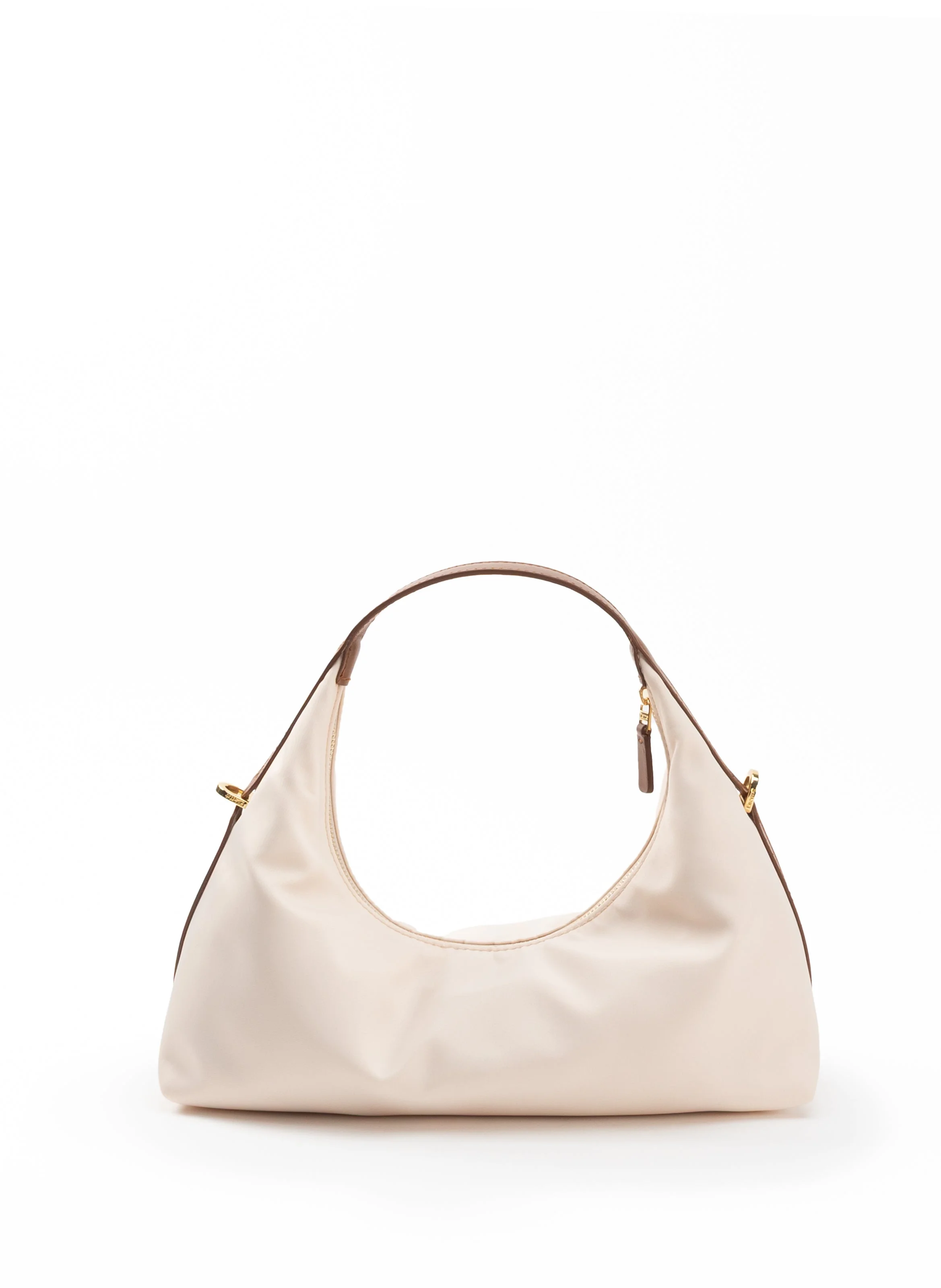Le Nylon Small Nylon/Leather Trimming Beige/Cognac - 1