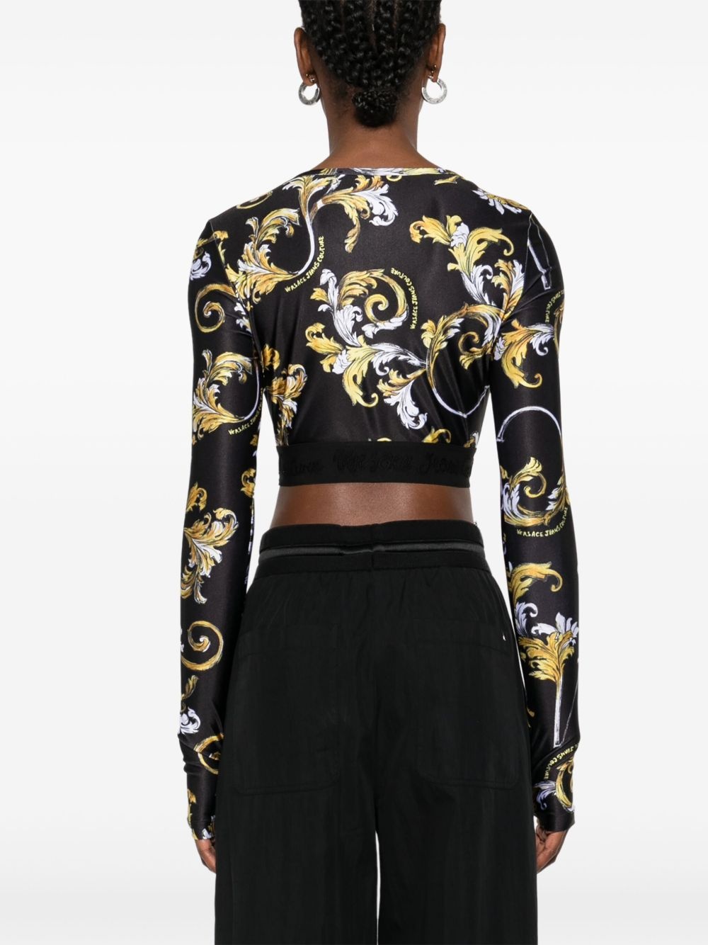 Barocco-print top - 4