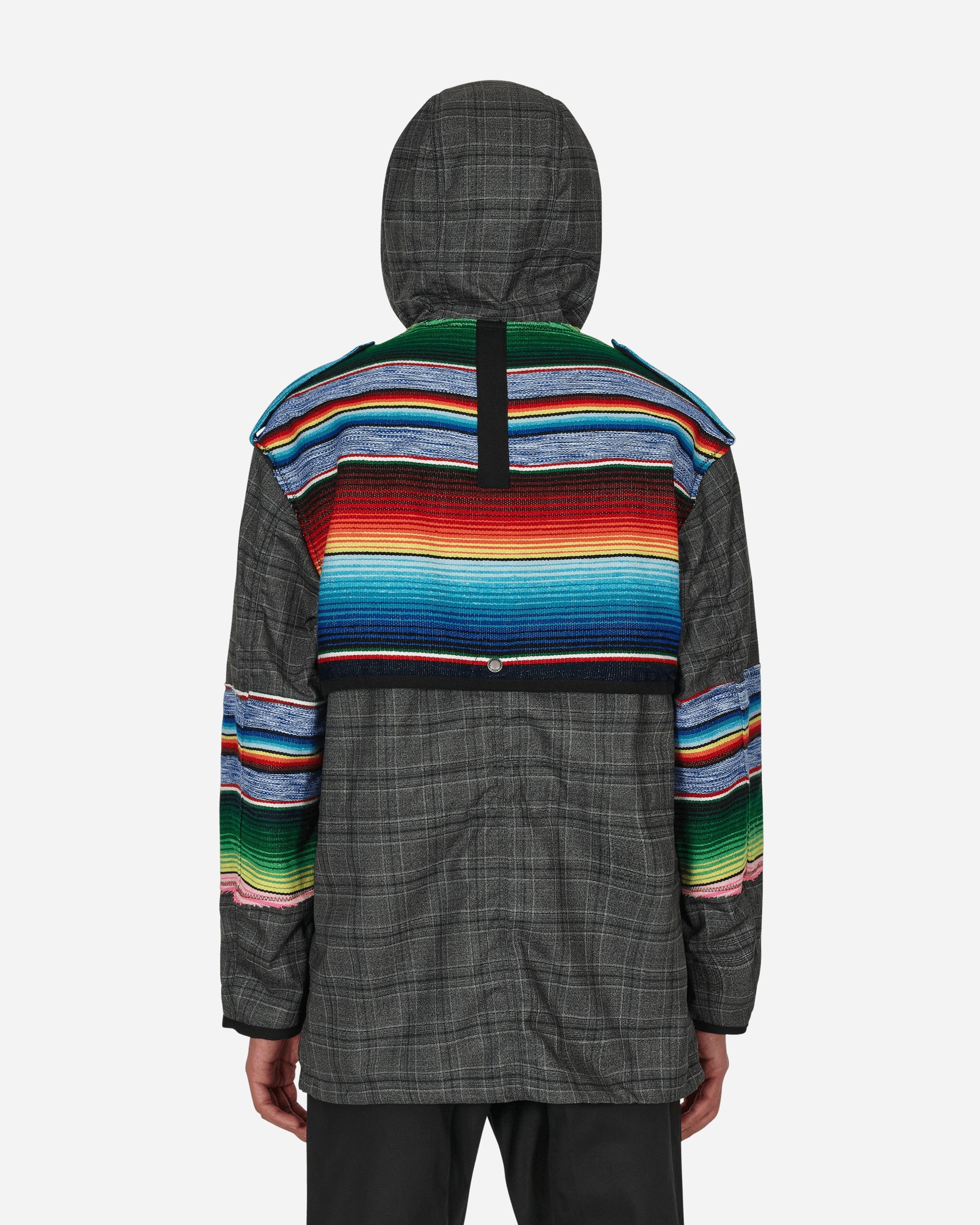 Jay Kay Striped Check Jacket Grey - 3