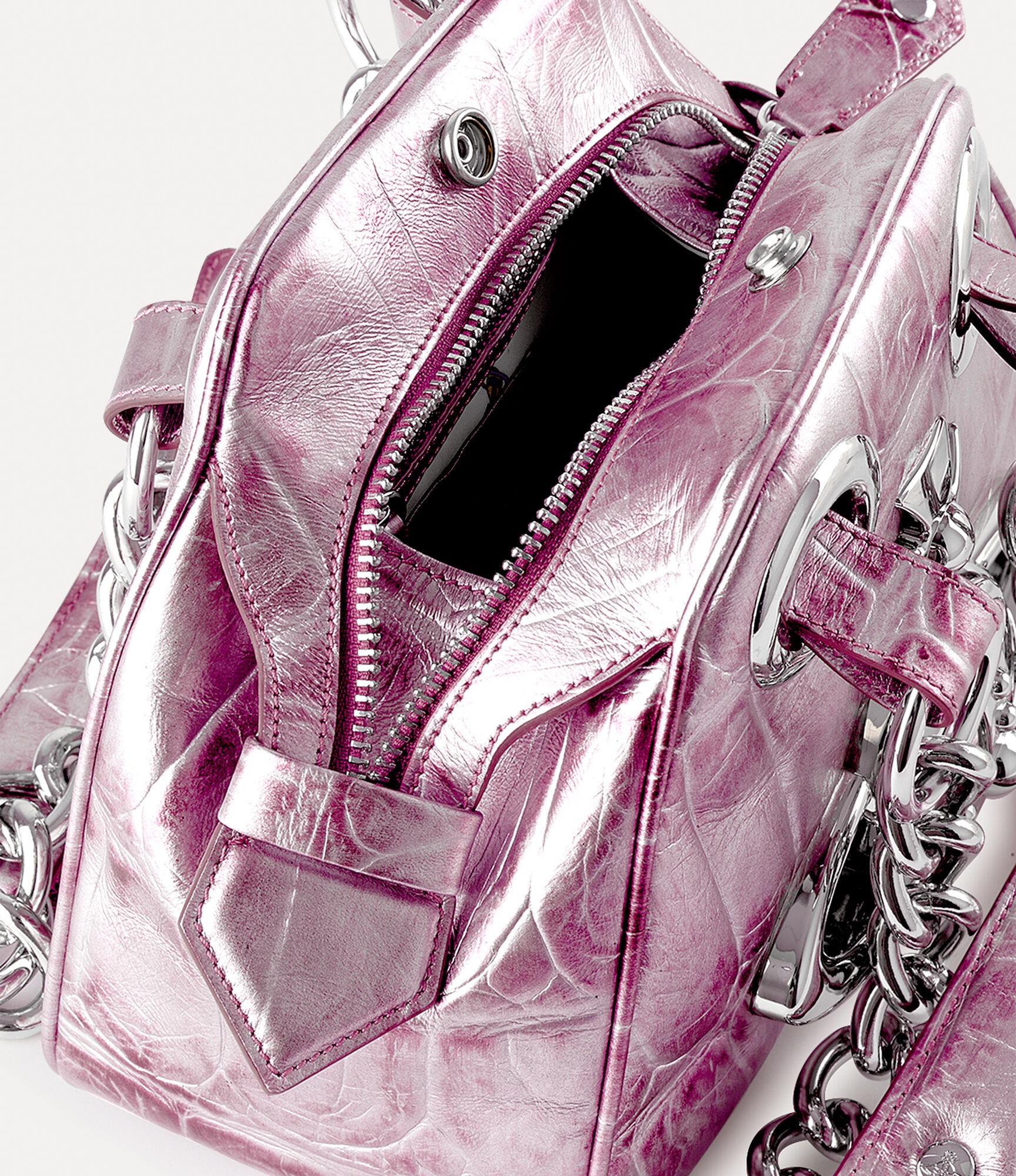 ARCHIVE ORB CHAIN HANDBAG - 4