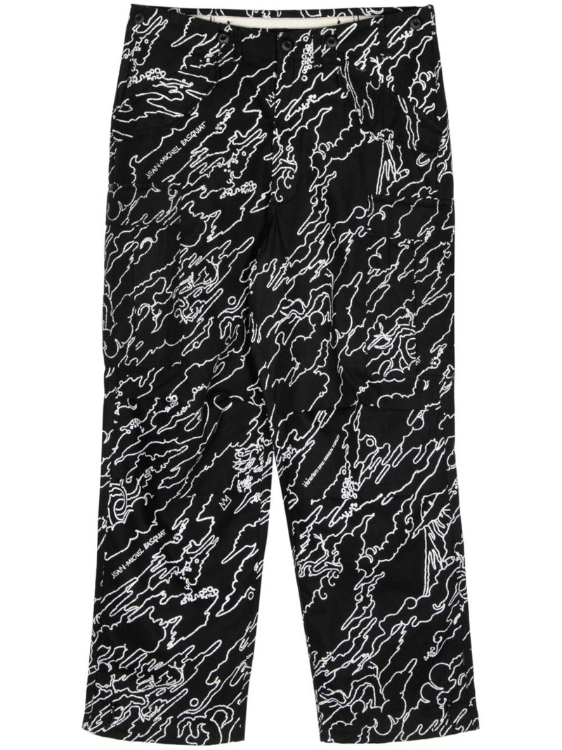 Maha Basquiat cargo trousers 1