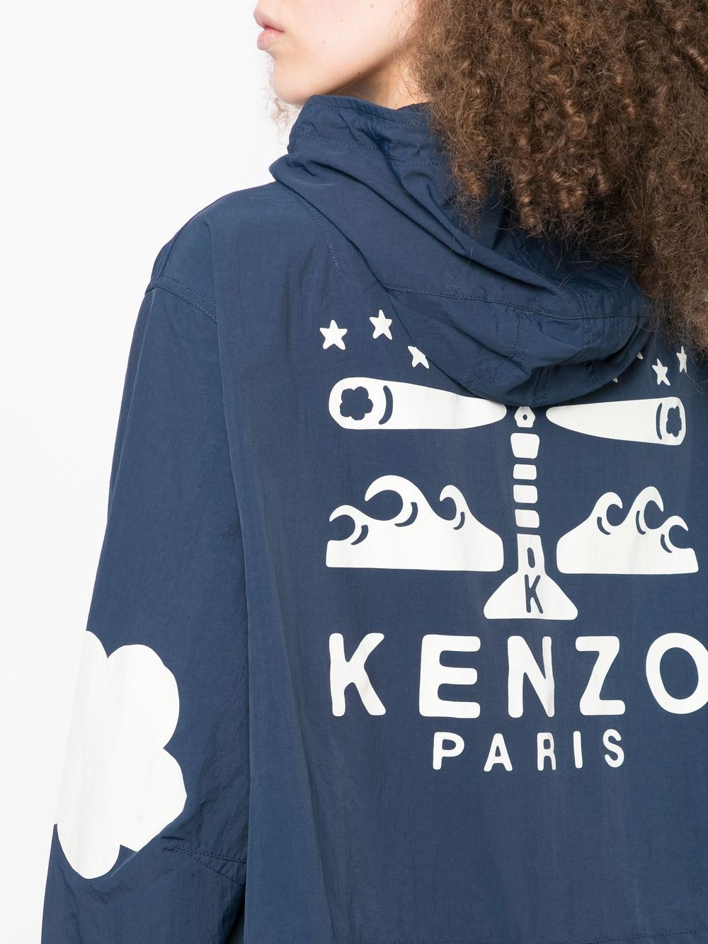 Sailor long windbreaker jacket - 5
