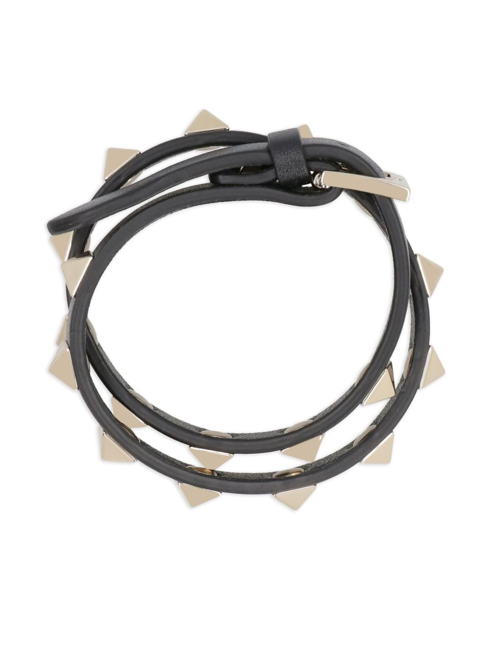 Rockstud leather bracelet - 2