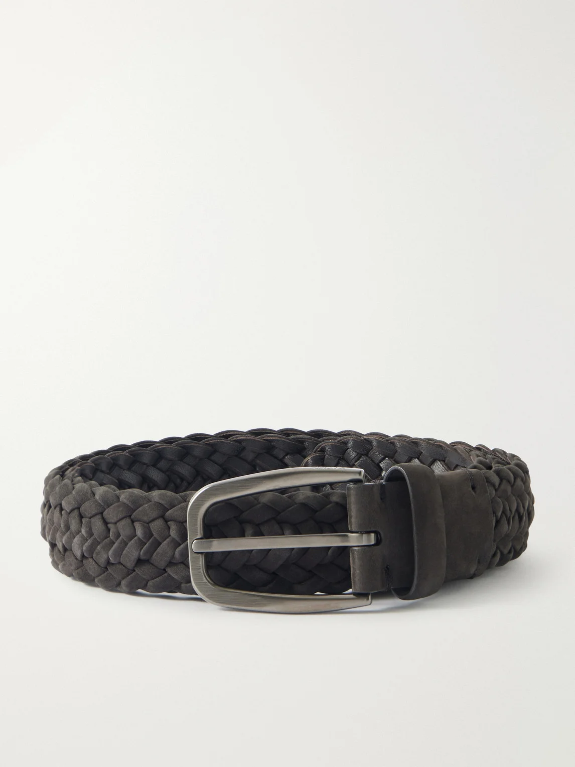3.2cm Woven Nubuck Belt - 1