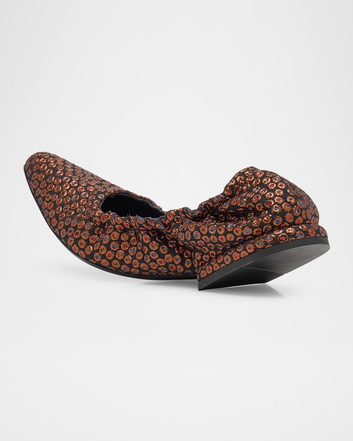 Fabric Multi Ballerina Flats - 2