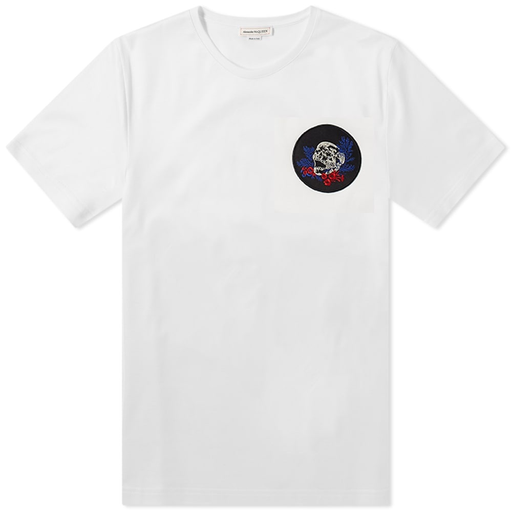 Alexander McQueen Skull Badge Tee - 1