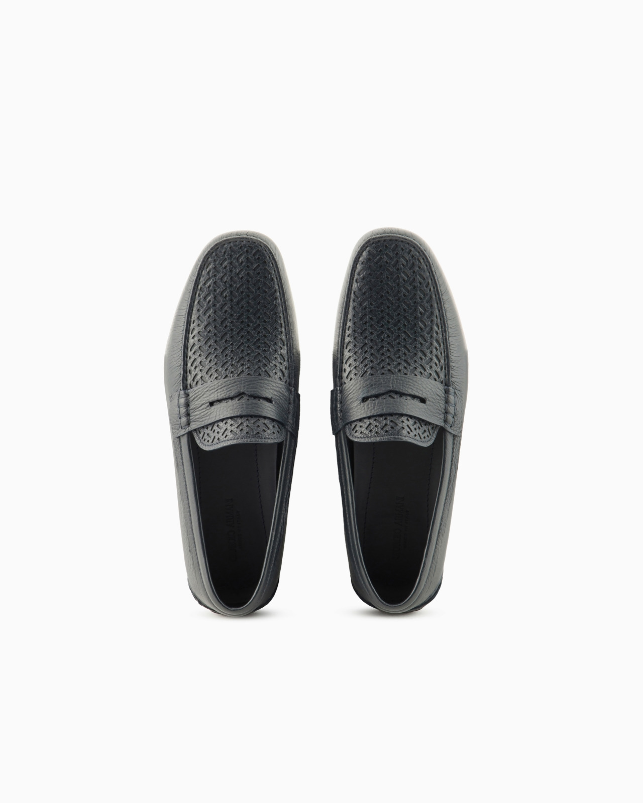 Deerskin and nappa-leather loafers - 3