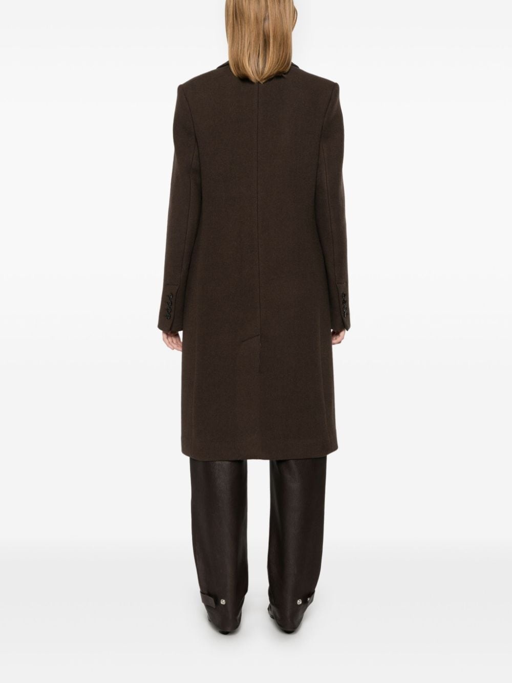 virgin wool coat - 4