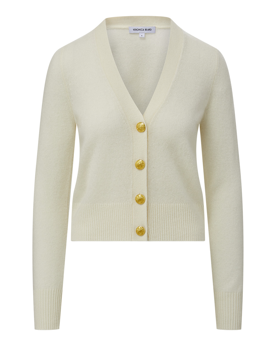 SOLENE CASHMERE CARDIGAN - 1