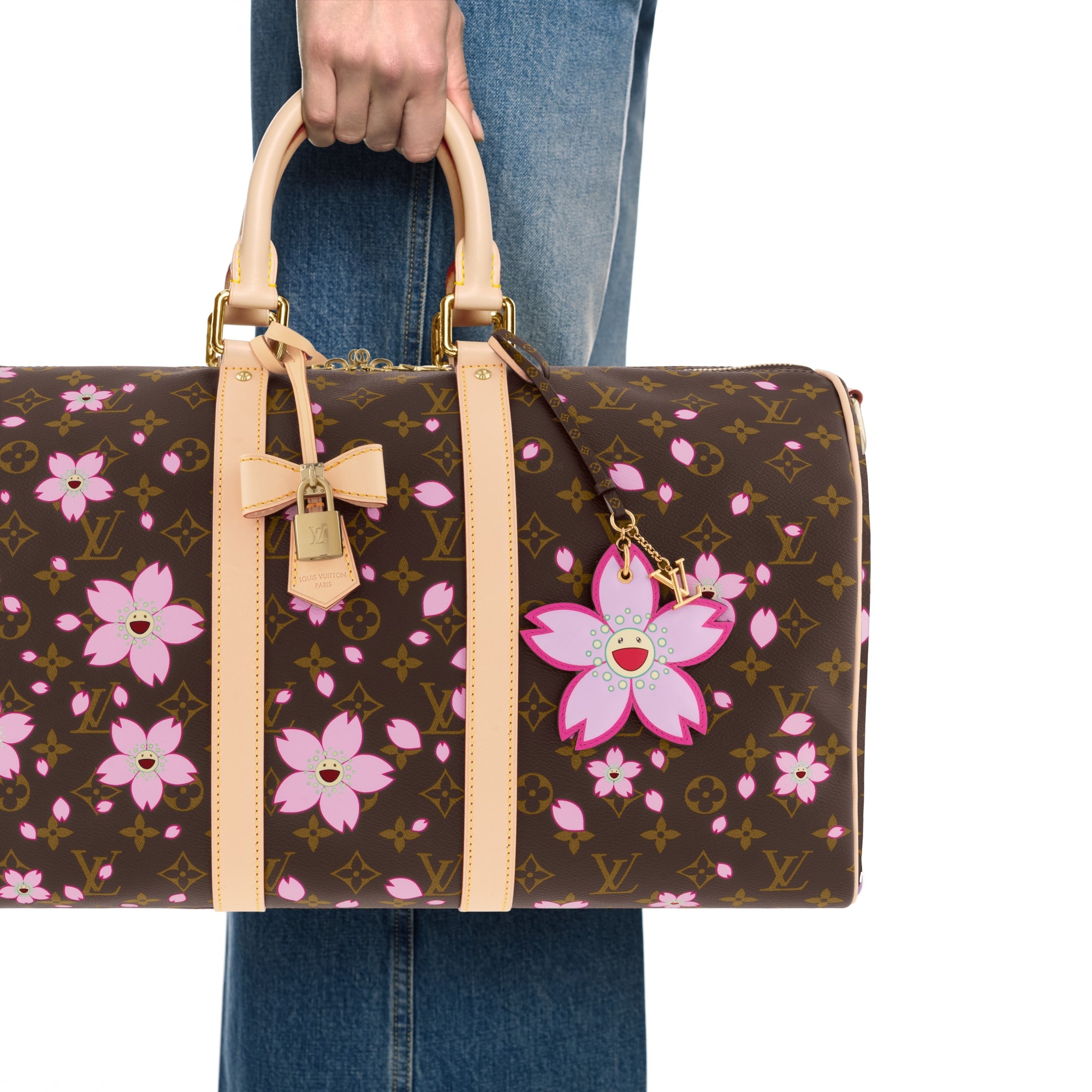 LV x TM Cherry Blossom Bag Charm - 3