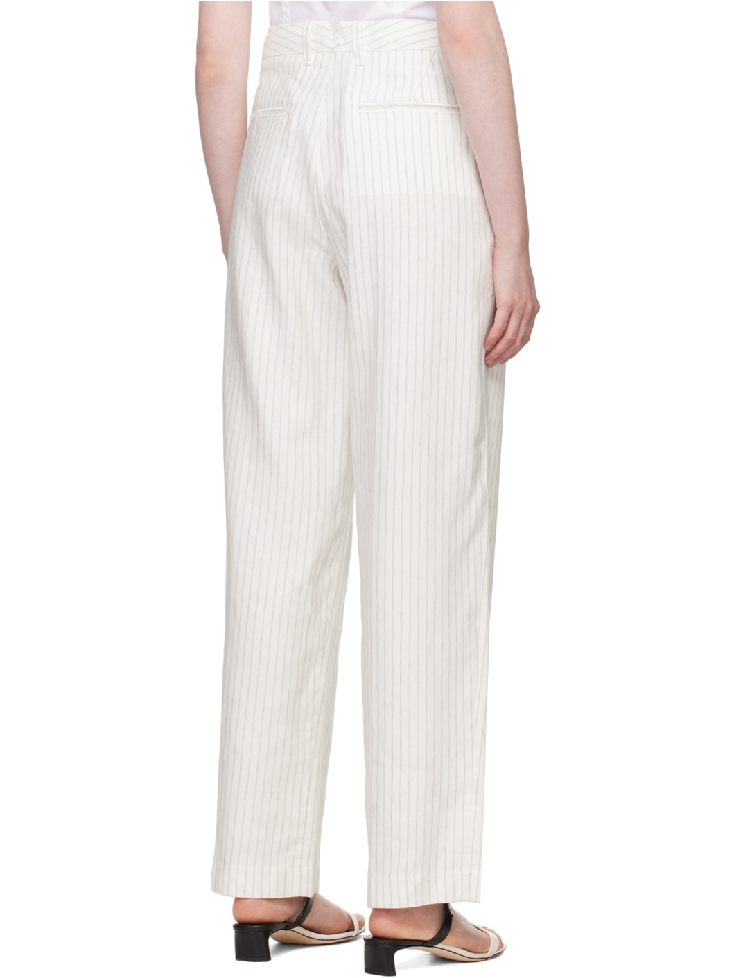 White Newman Trousers - 3