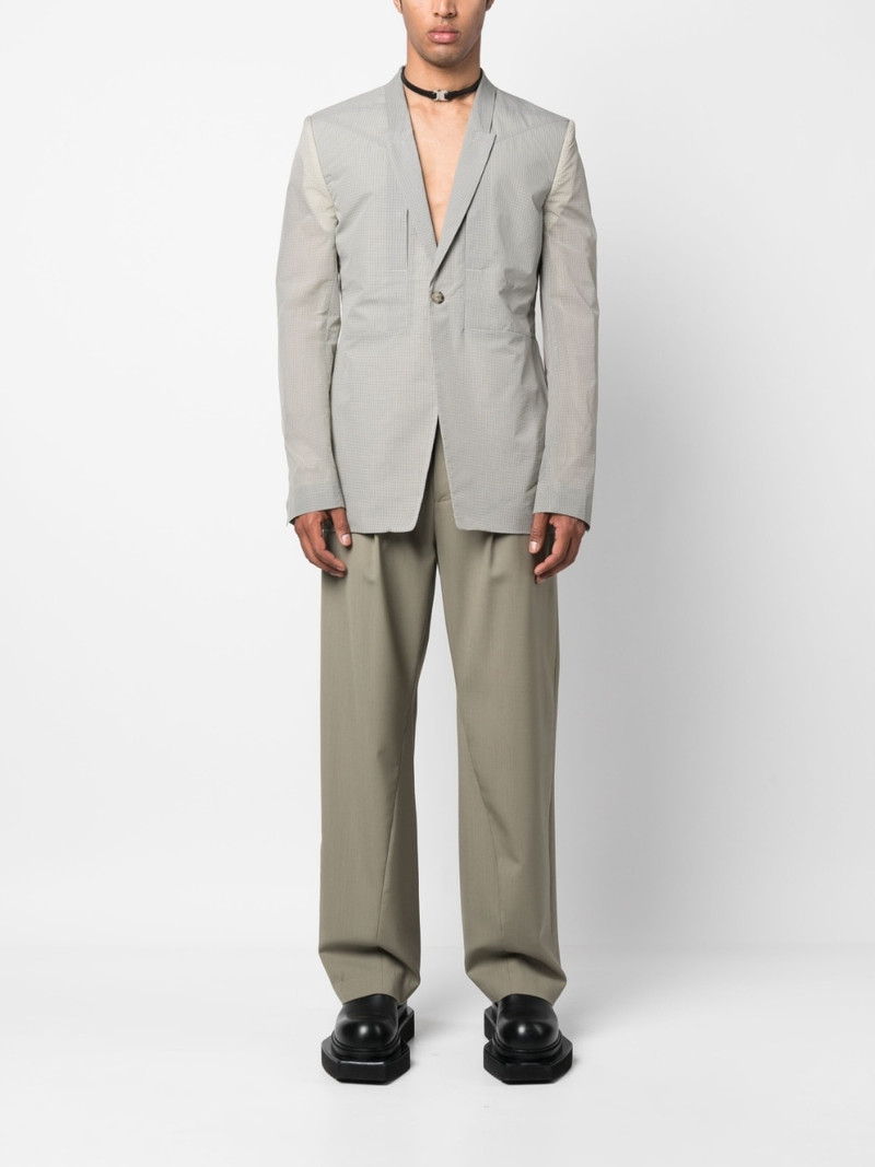 Rick Owens single-breasted blazer outlook