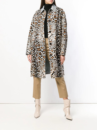 Bottega Veneta leopard print coat outlook