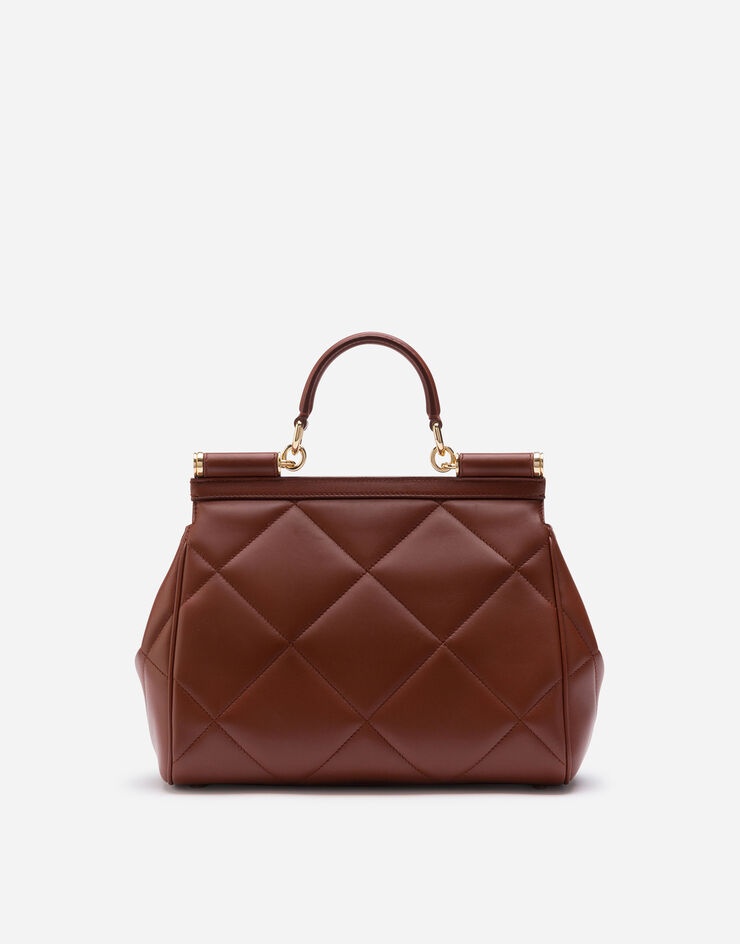 Medium Sicily bag in aria matelassé calfskin - 3