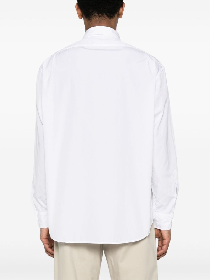 logo-print cotton shirt 4
