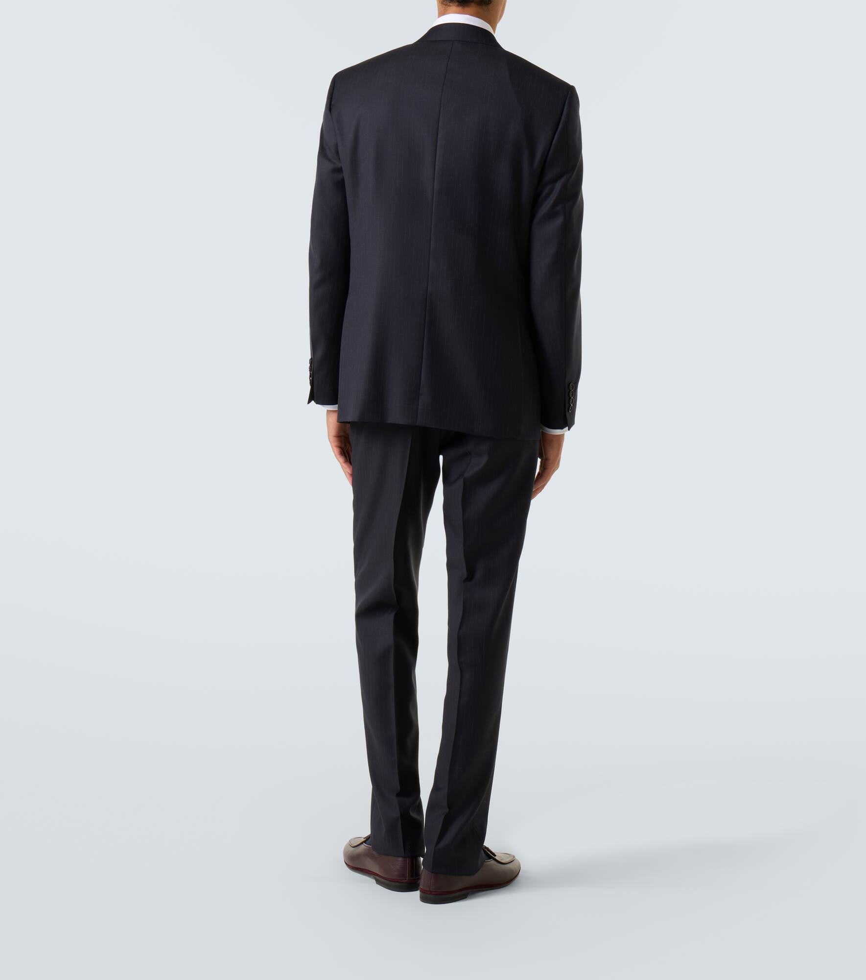 Pinstripe wool suit - 3