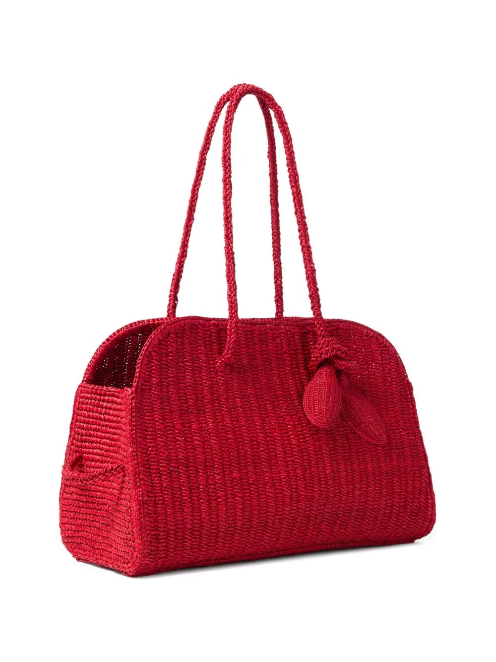Turismo raffia tote bag - 1