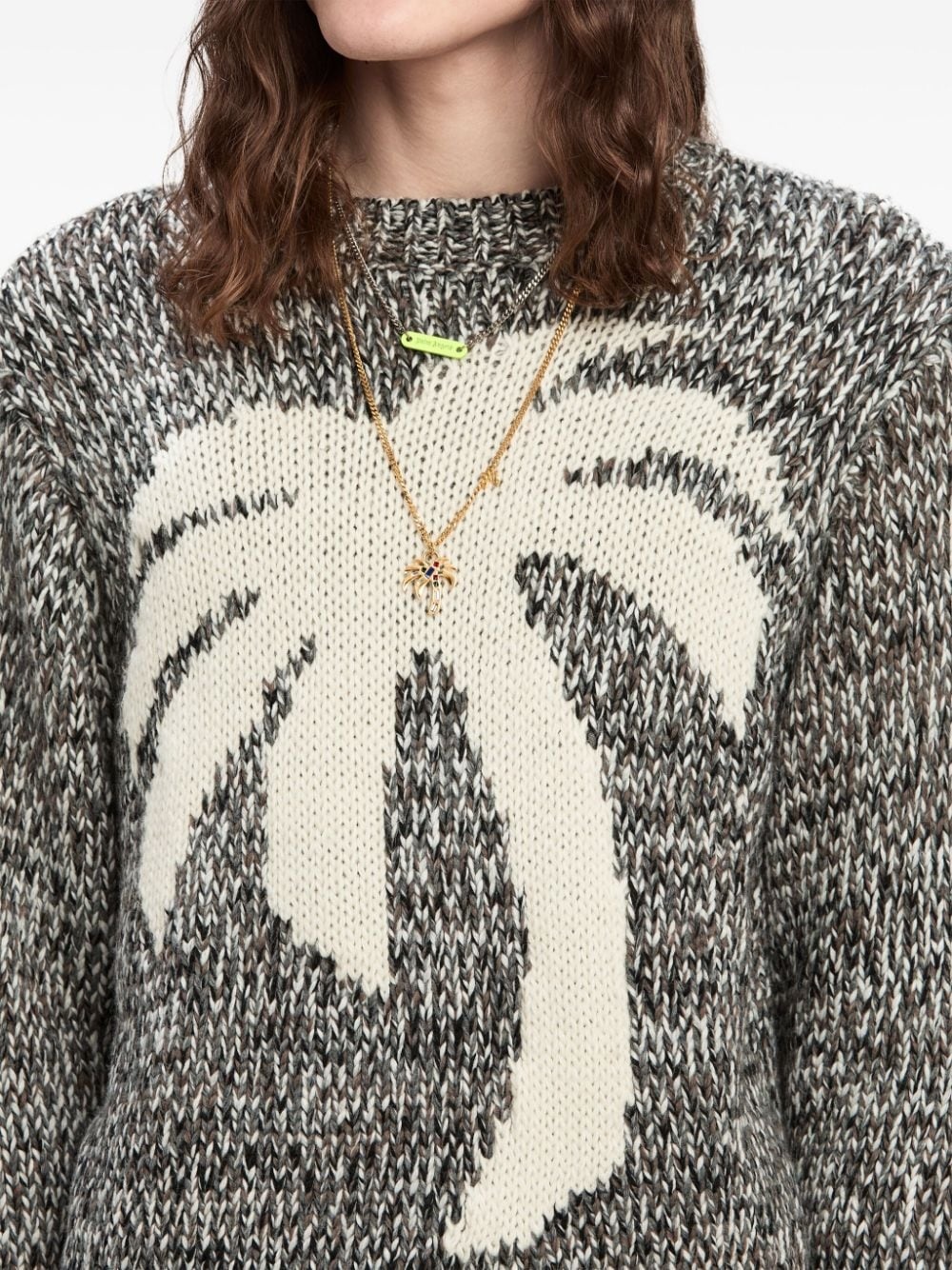 Palm mÃ©lange-effect jumper - 6