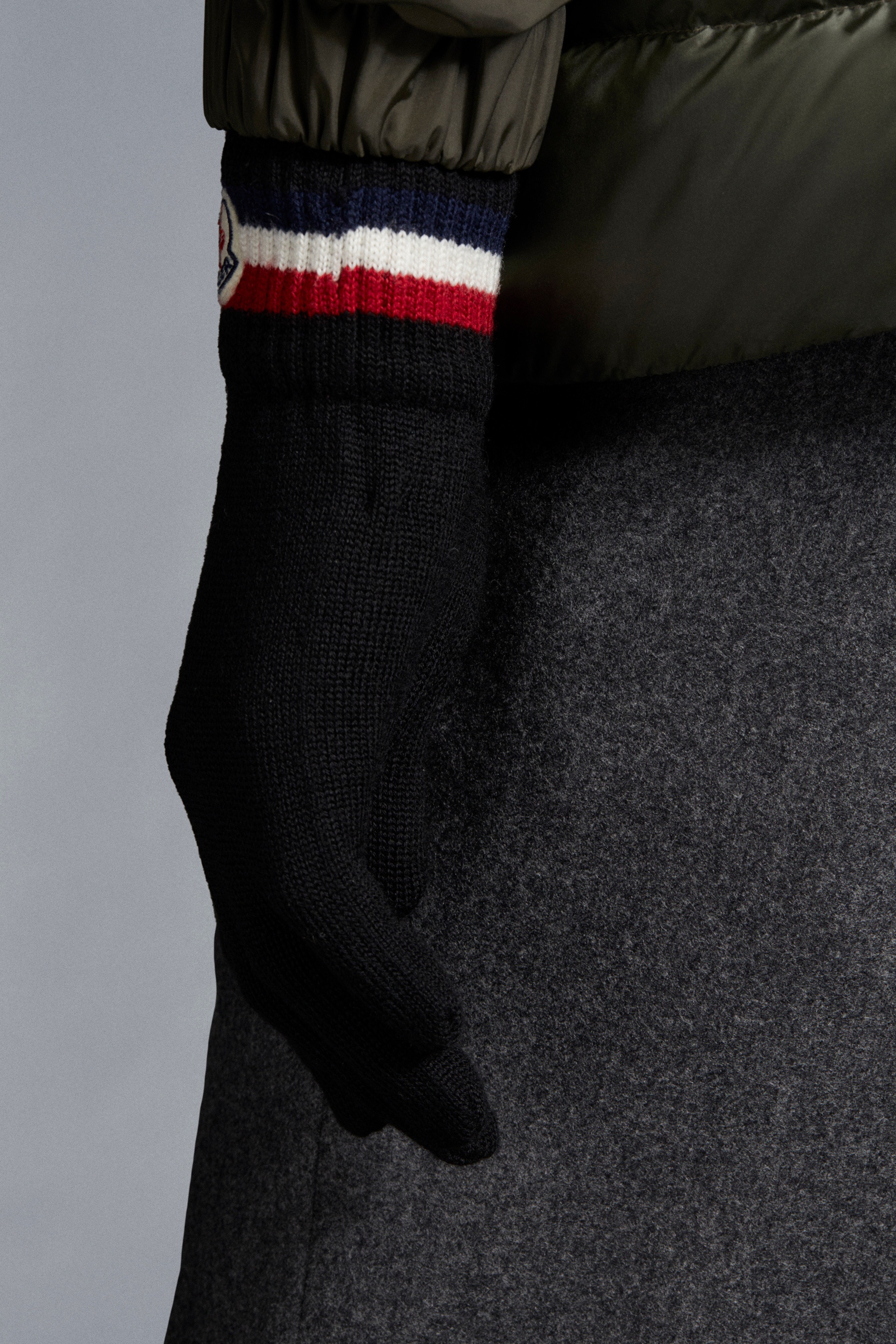 Tricolor Wool Gloves - 4