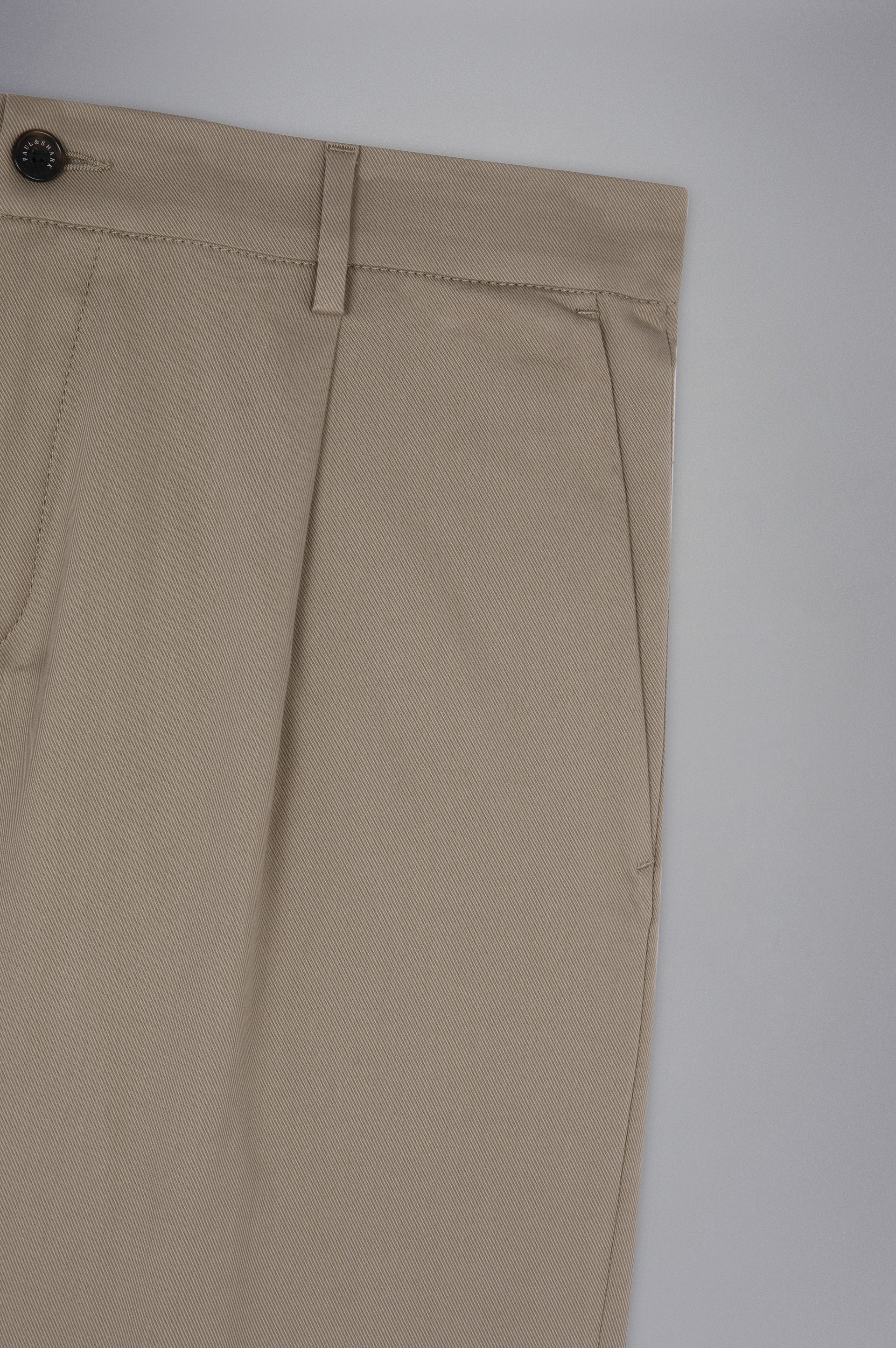 COTTON STRETCH CHINO TROUSERS - 5
