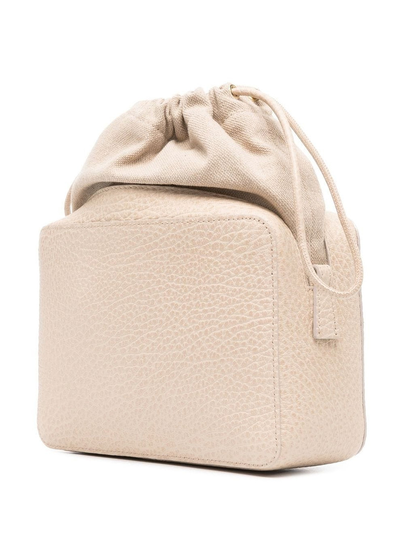 logo-patch leather shoulder bag 3