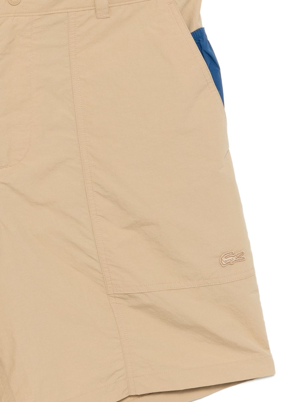 logo-embroidered shorts - 3