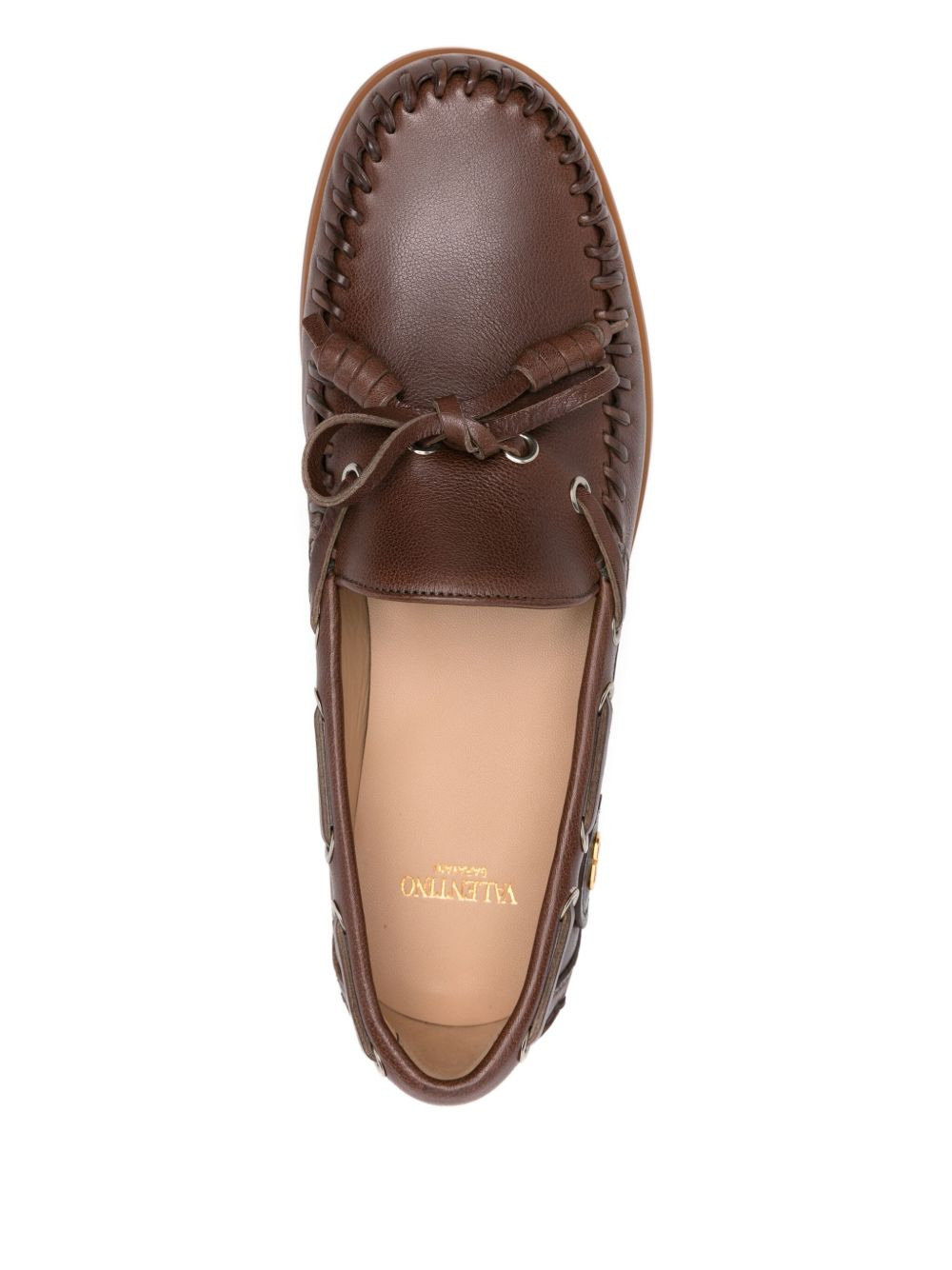 Palm Avenue leather loafers - 4