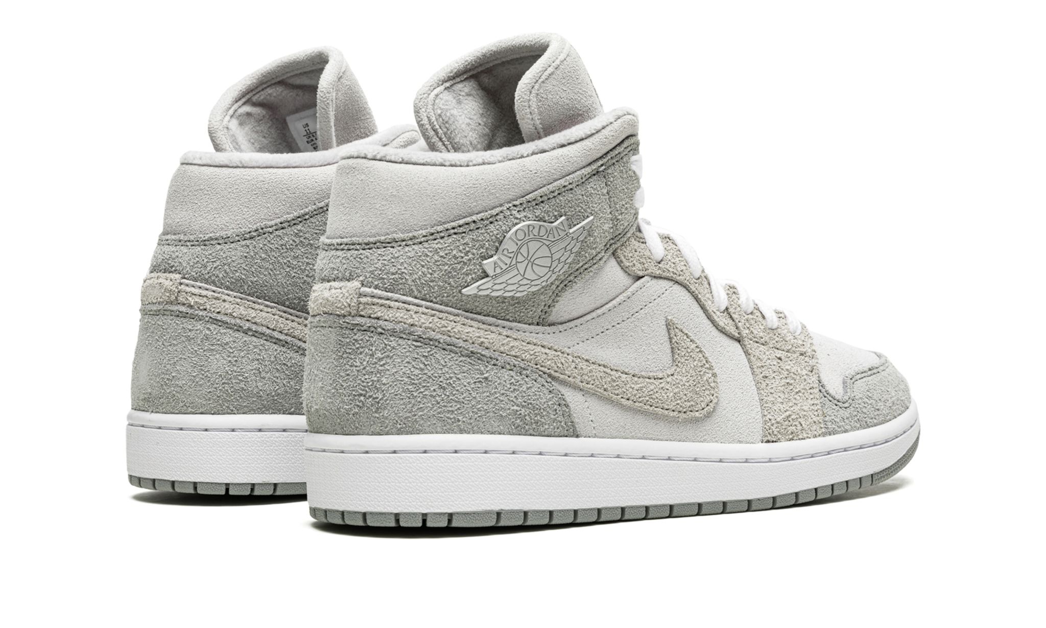 WMNS Air Jordan 1 MID SE "Grey Fleece" - 3
