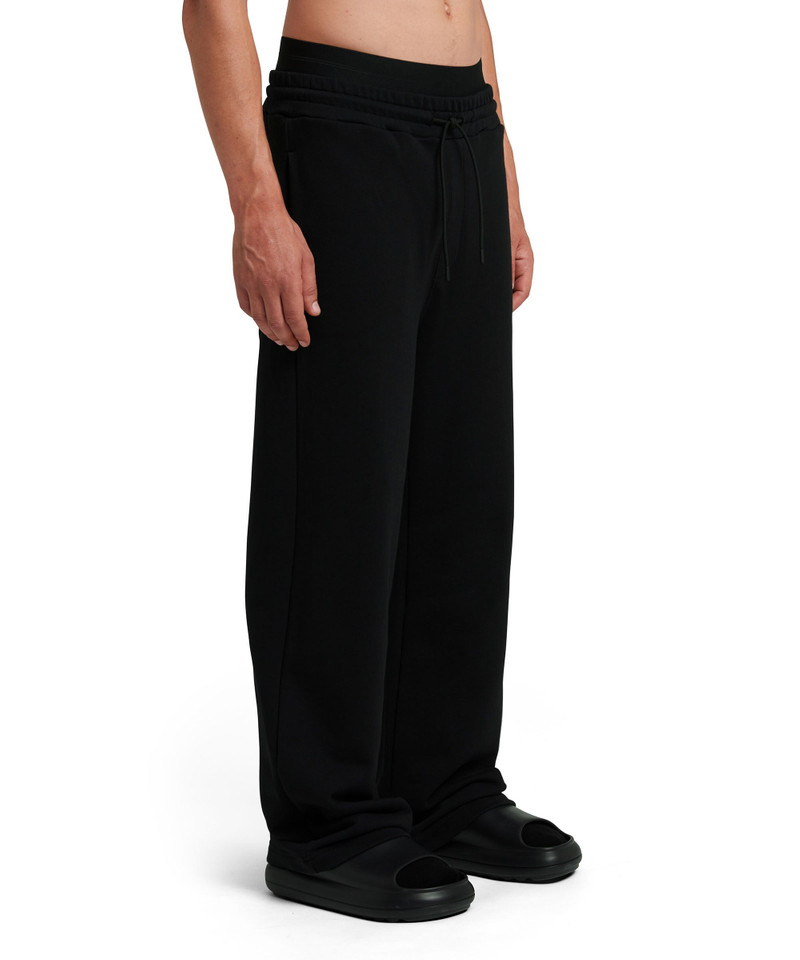Sweat pants with double elastic waistband logo 4