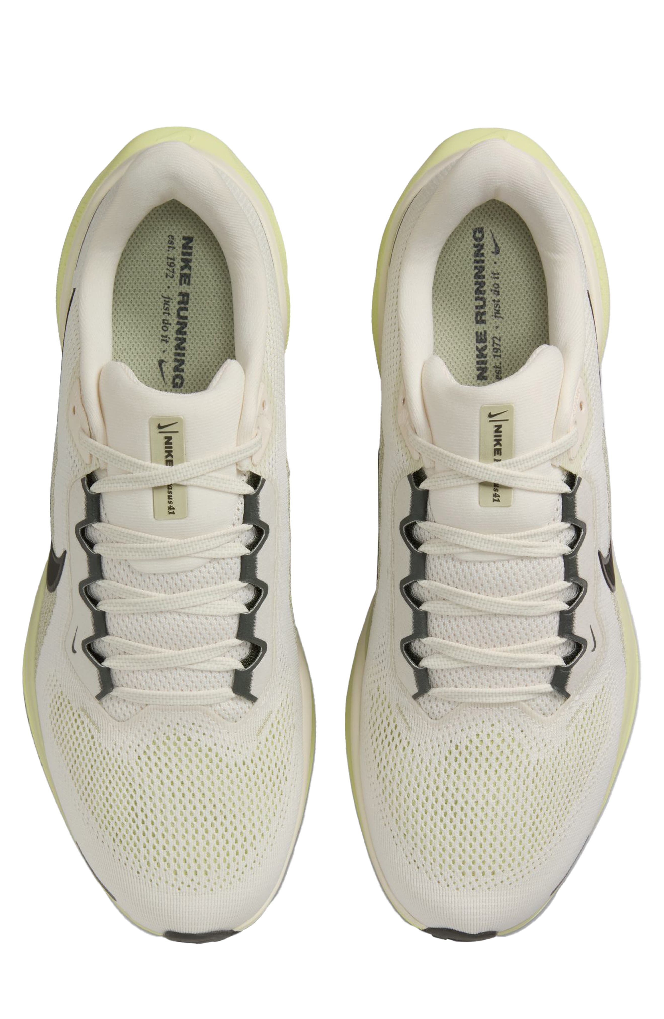 Nike Air Zoom Pegasus 41 Running Shoe in Ivory/Sequoia/Limelight at Nordstrom - 3