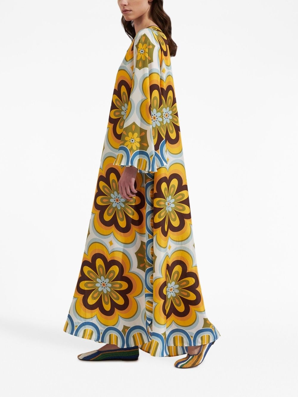 Flying floral-print dress - 3