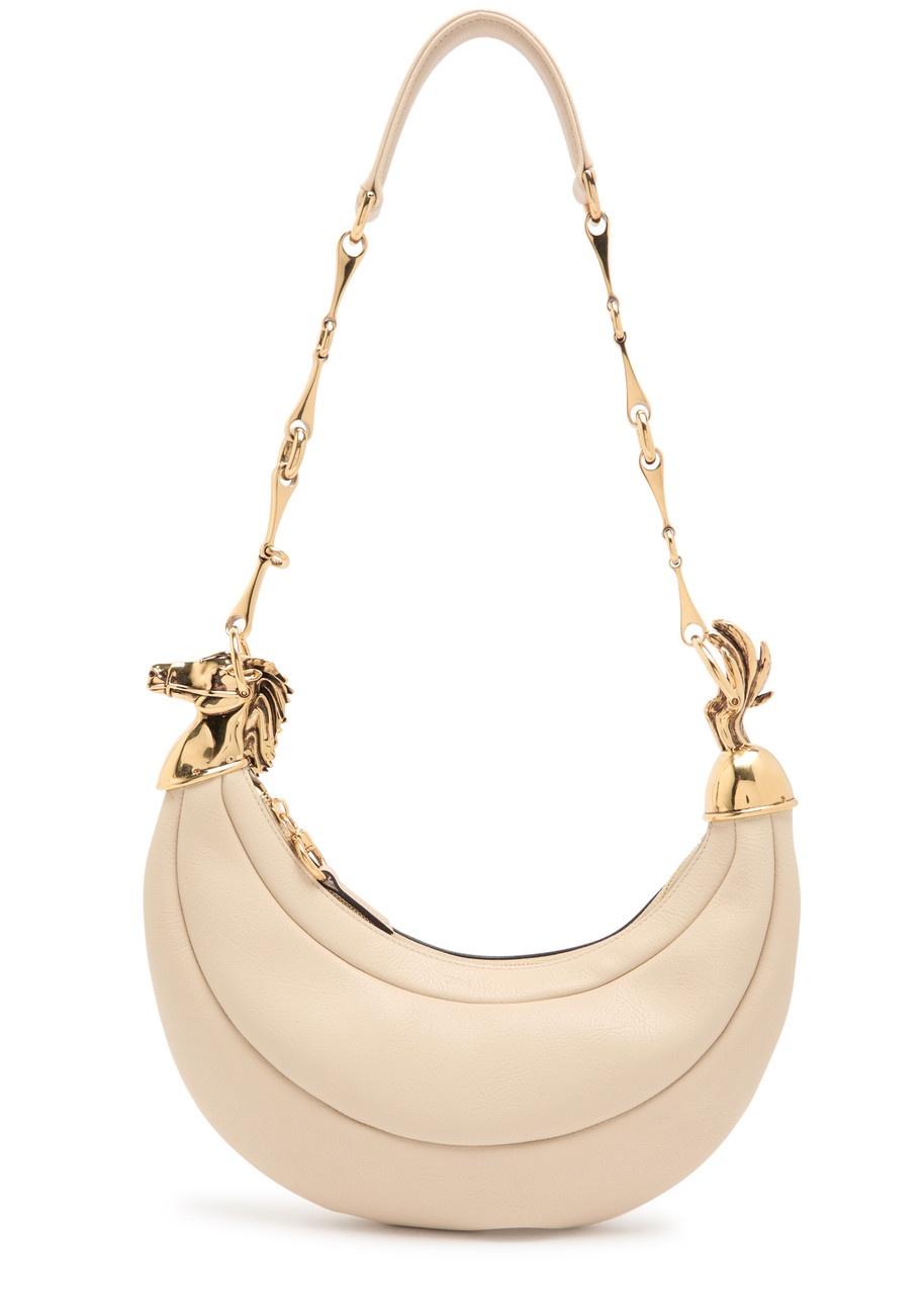 Chloe Chain Horse Leather Shoulder Strap - 1