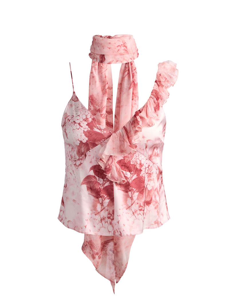 ZELDA RUFFLE TANK WITH SCARF 7