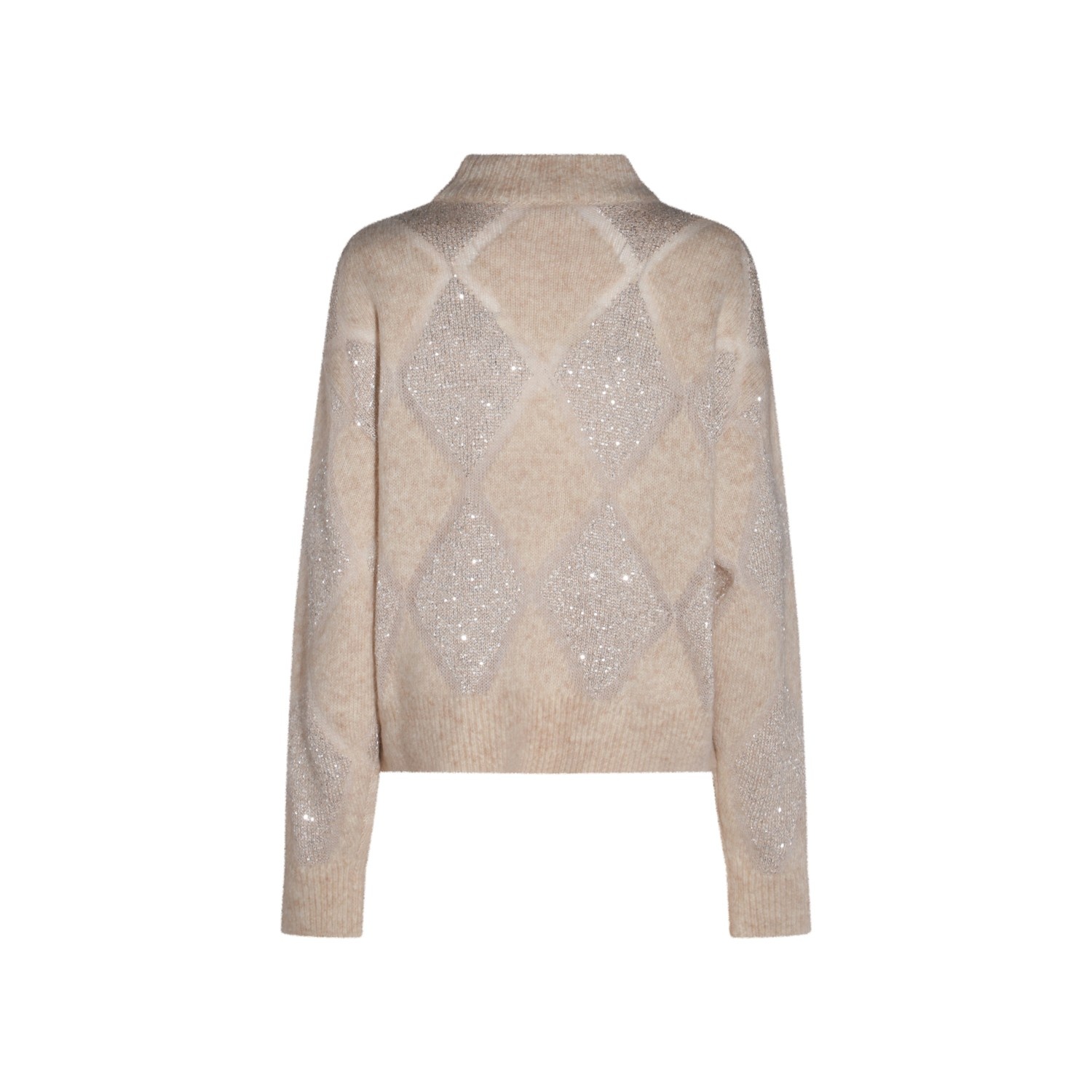 CREAM WOOL KNITWEAR - 2