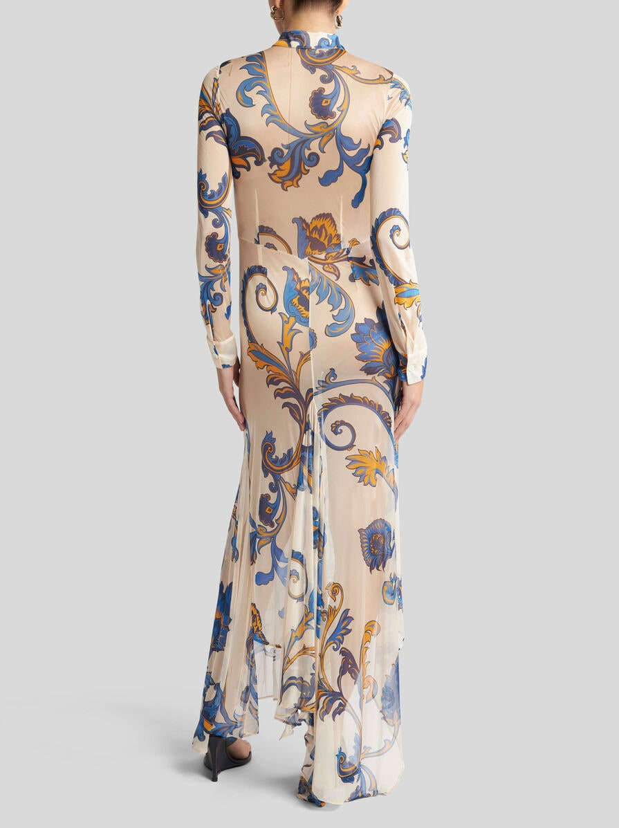 SHIRT DRESS WITH FLORAL PRINT - 4