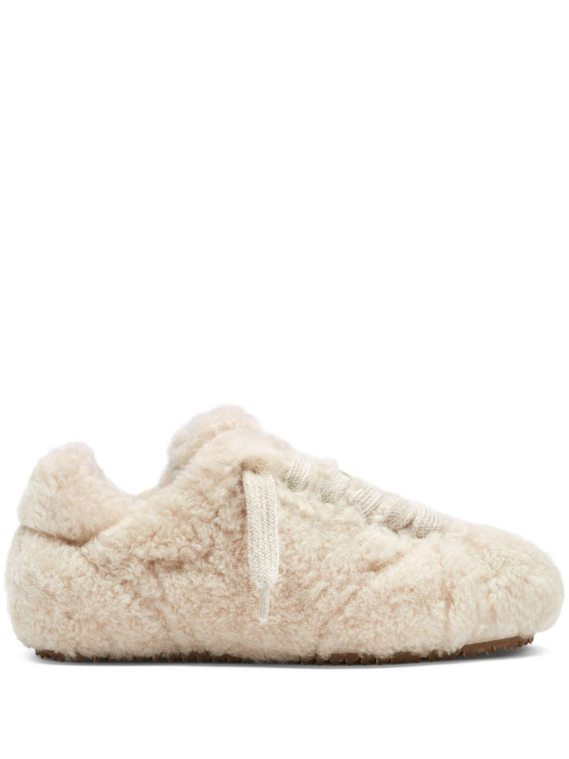 Tact shearling-effect sneakers 1