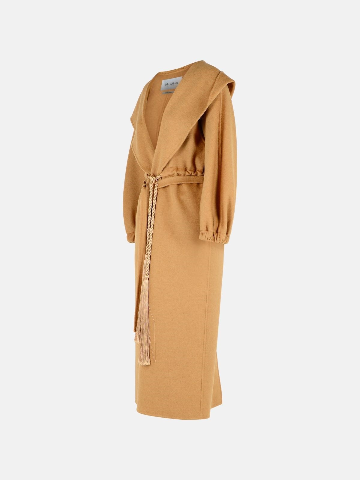 'NATALIN' BEIGE CAMEL COAT - 2