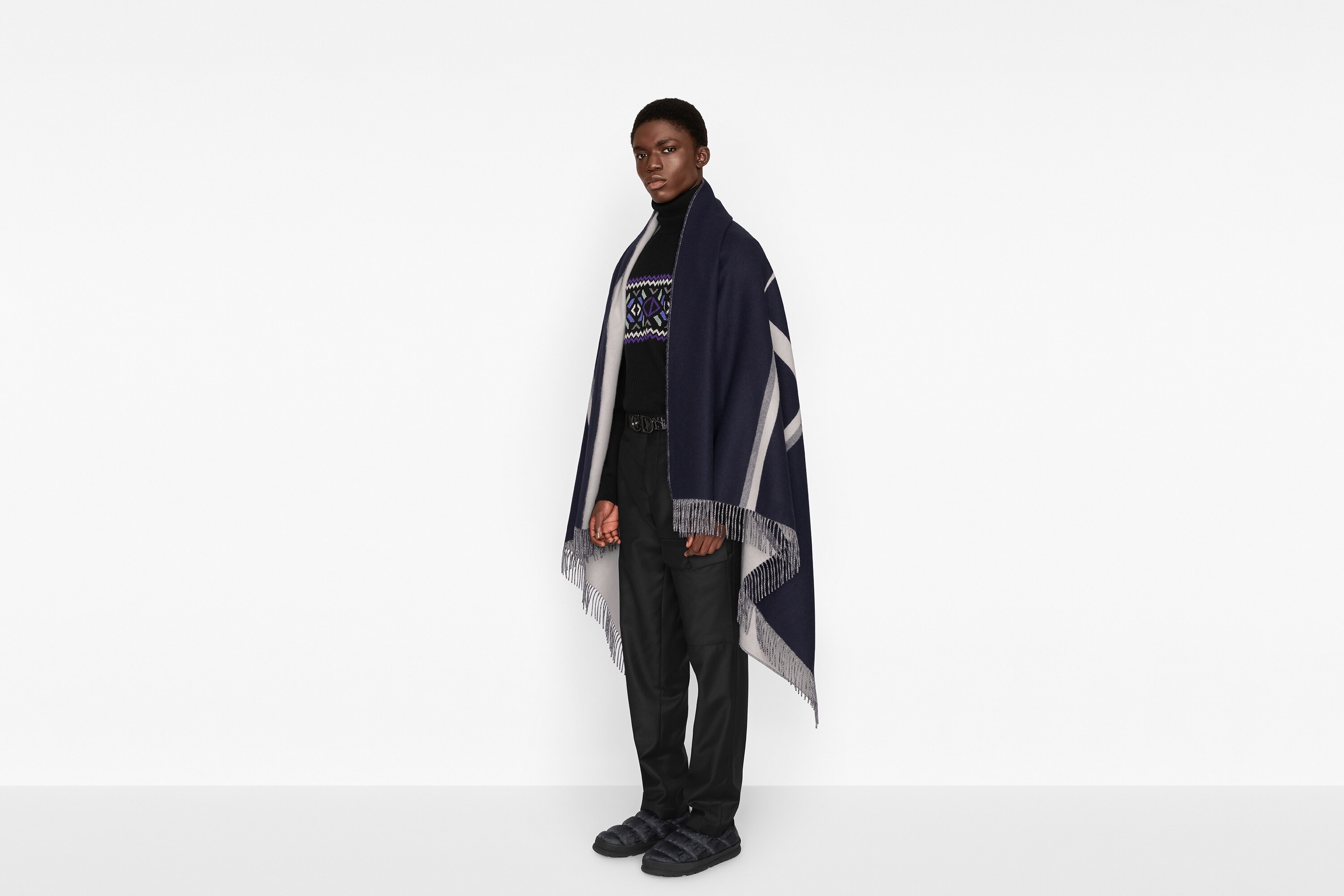 Blanket with 'DIOR' Band - 6
