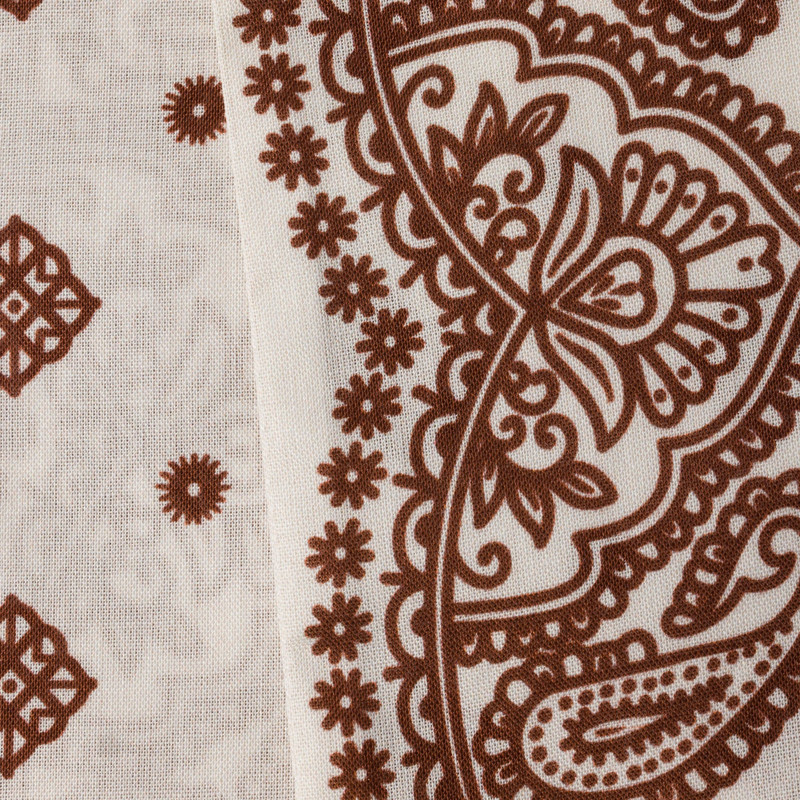 Miu Miu Printed poplin scarf outlook