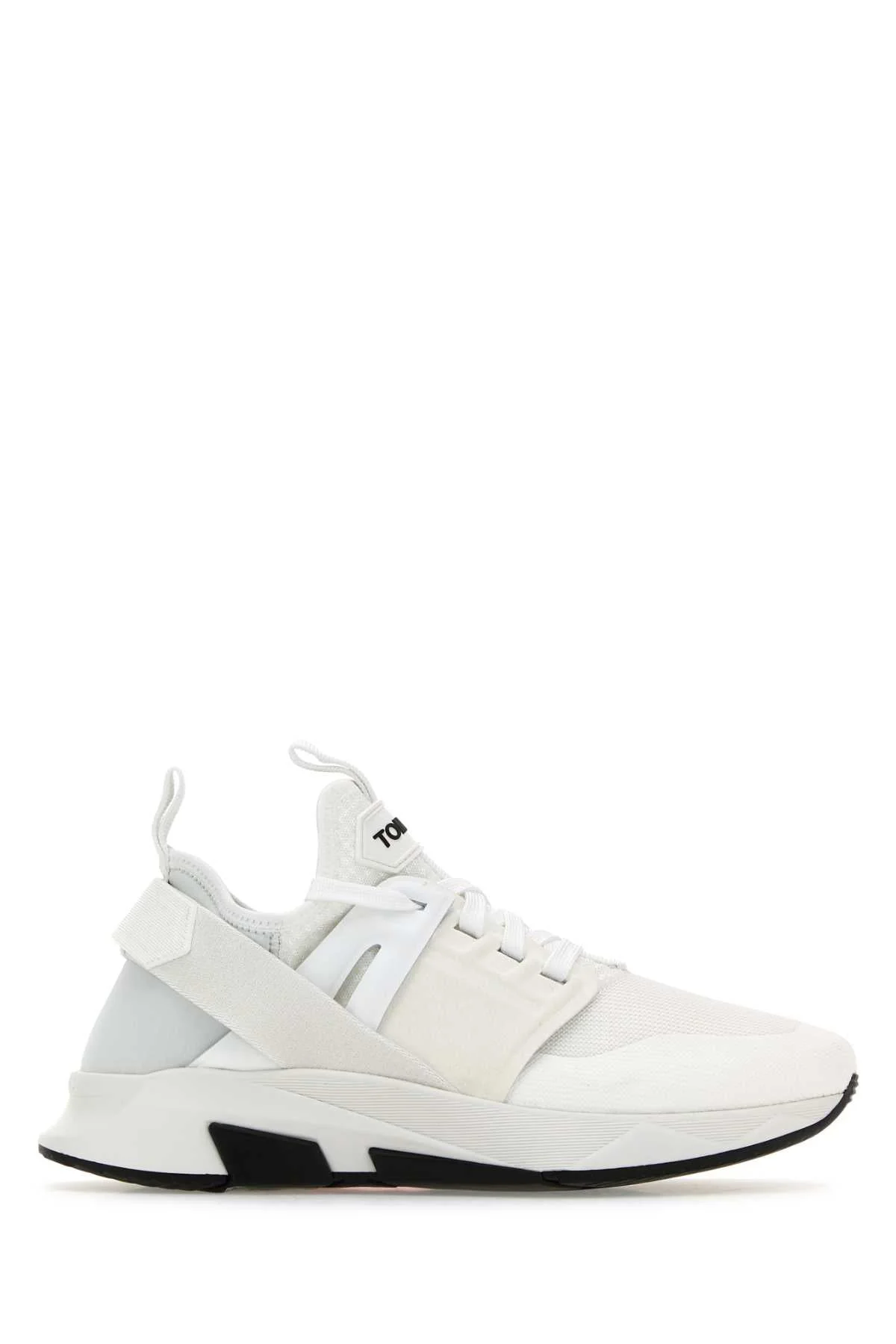 Tom Ford Men White Jago Sneakers - 1