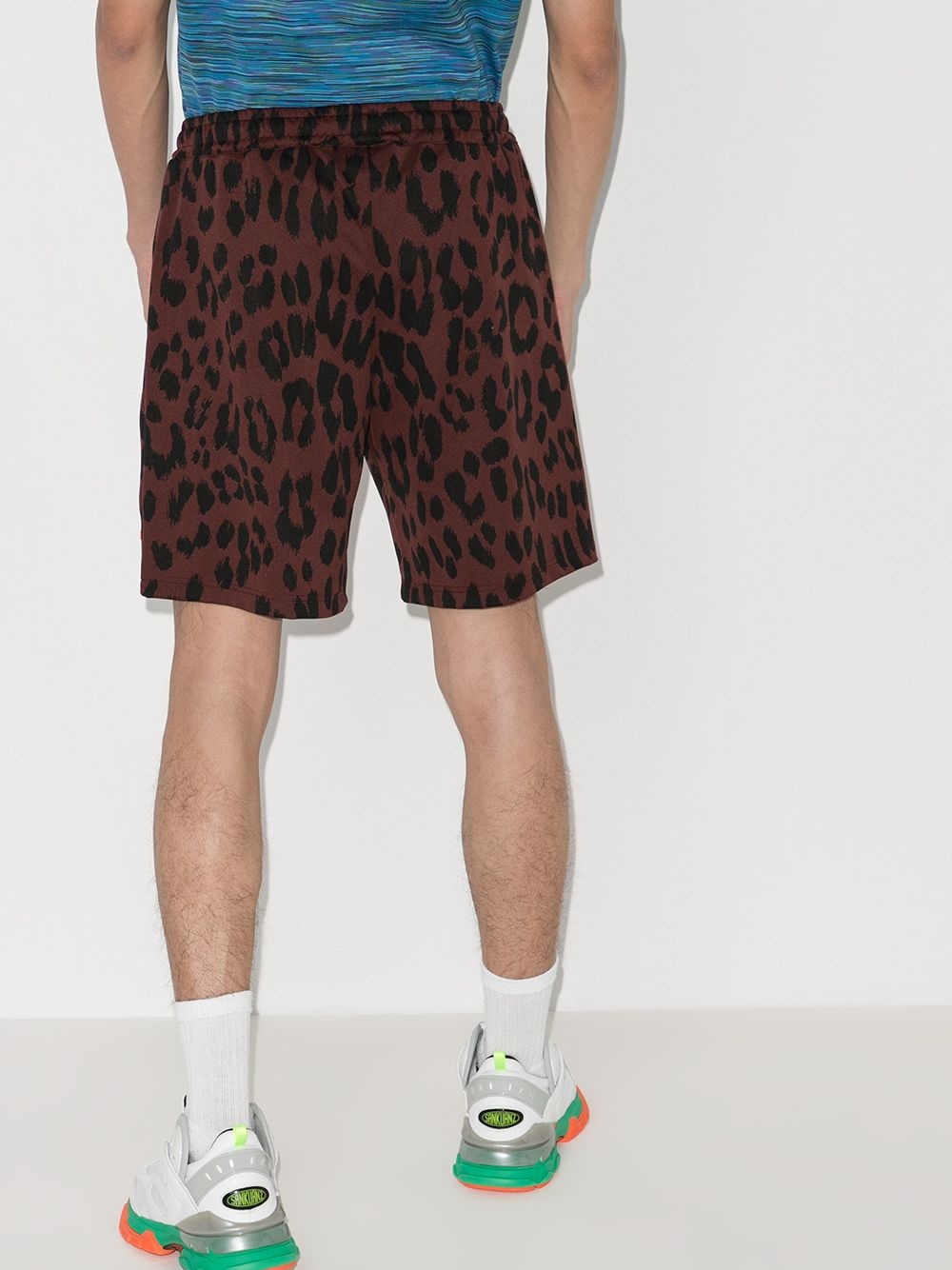 leopard print shorts - 3