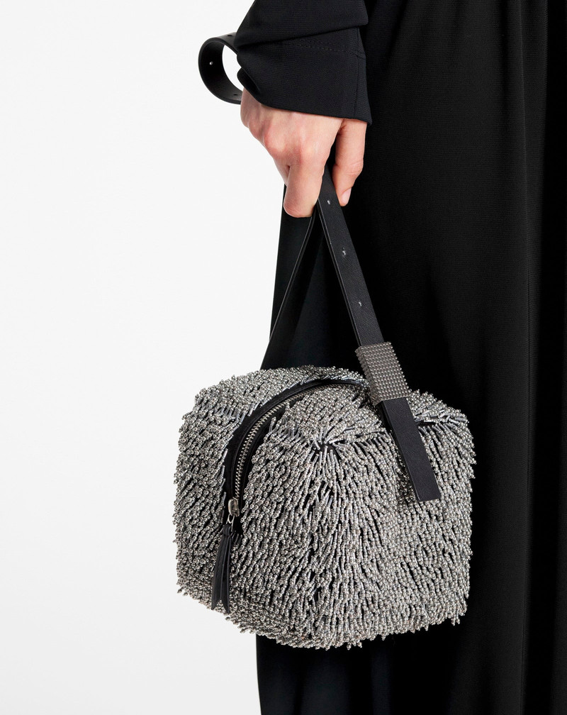 Lanvin TEMPO BY LANVIN EMBROIDERED LEATHER BAG outlook