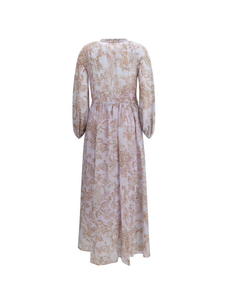 forte_forte floral A-line dress outlook