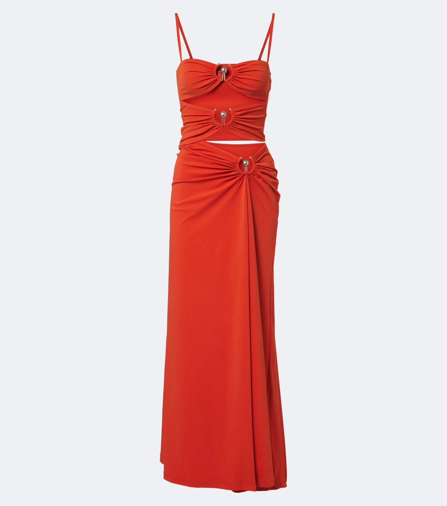 Orbit gathered cutout maxi dress - 1