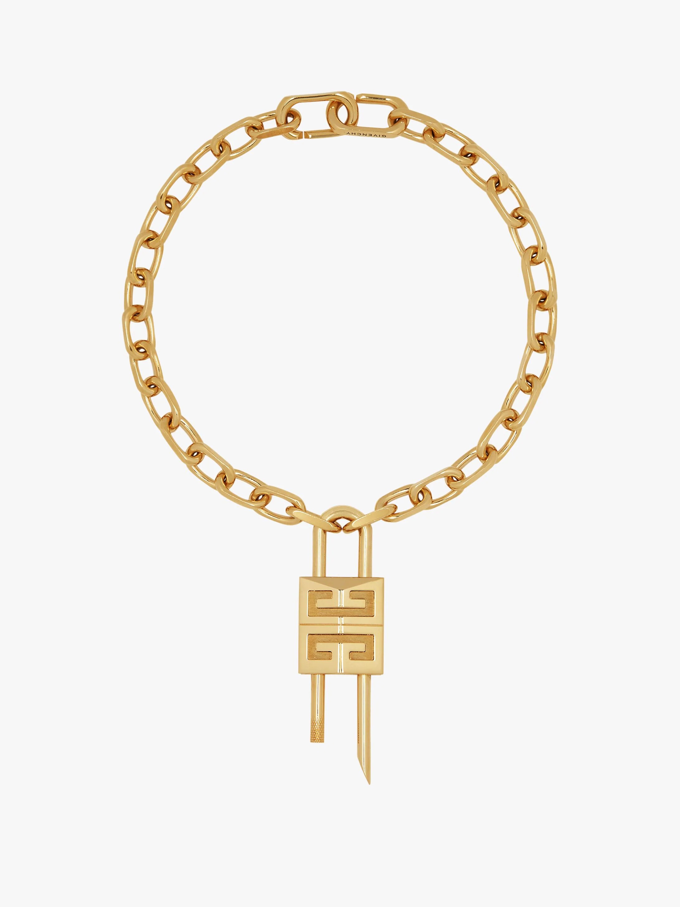 LOCK 4G NECKLACE IN METAL - 1