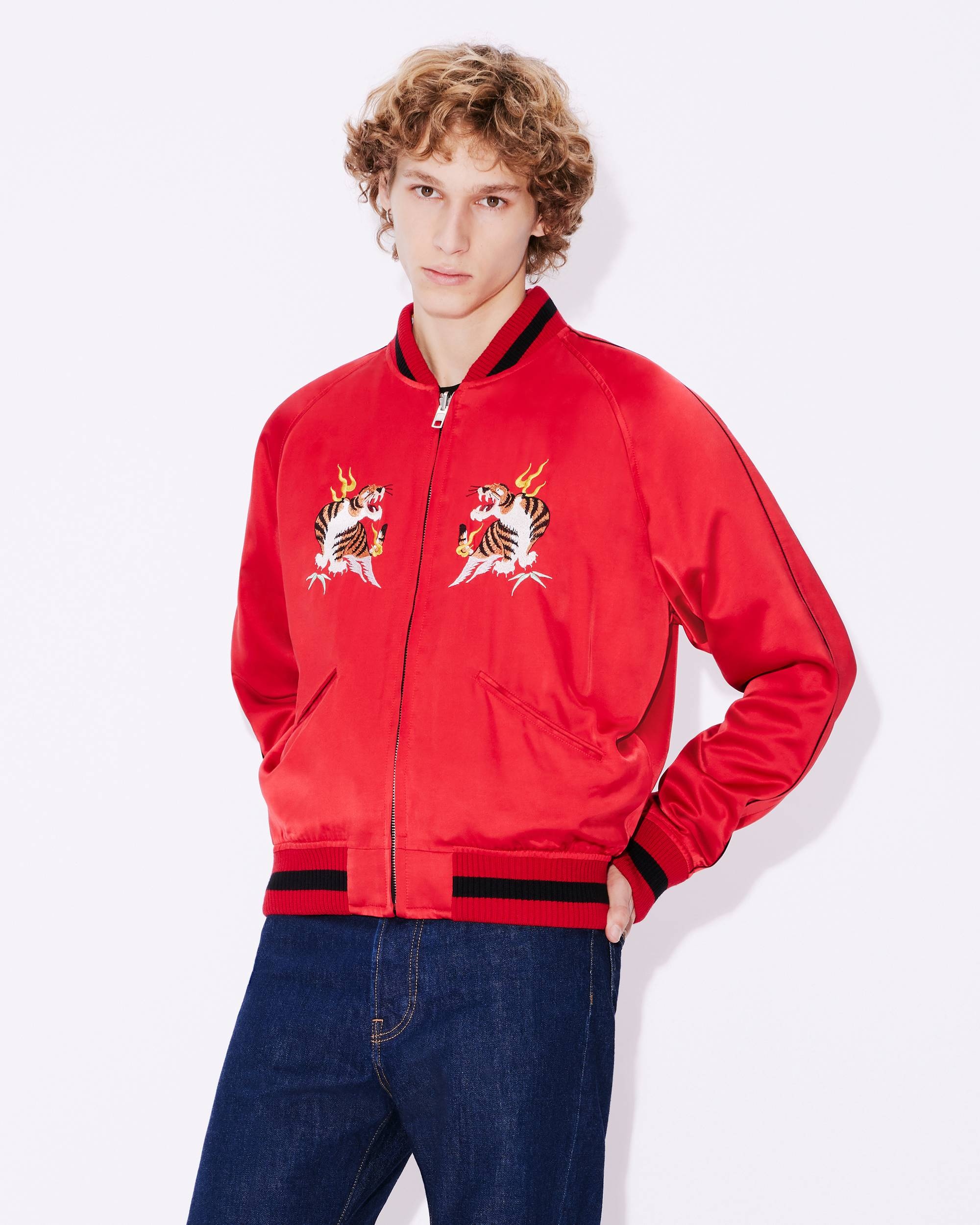 'Year of the Dragon' reversible embroidered genderless jacket - 5