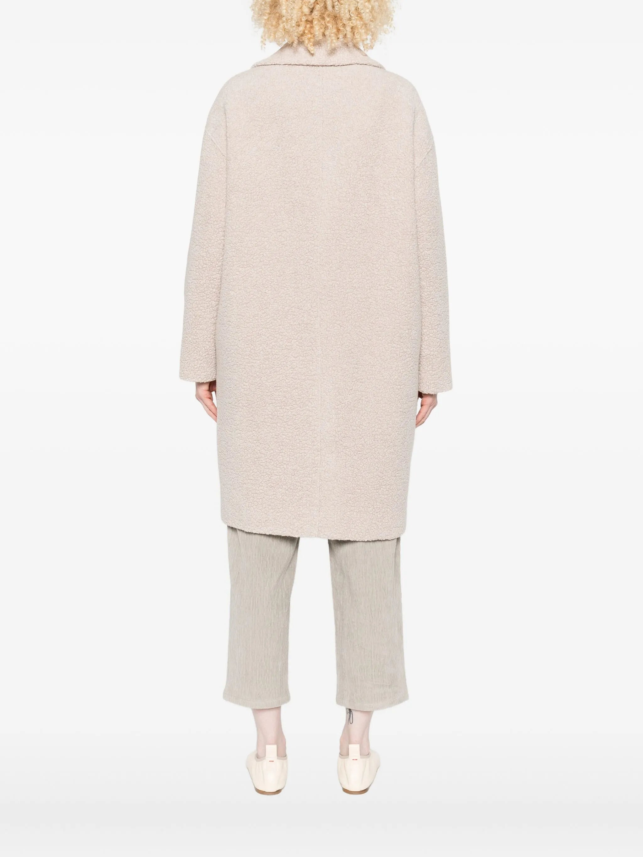 Harris Wharf London Bouclé Double-breasted Coat - 2
